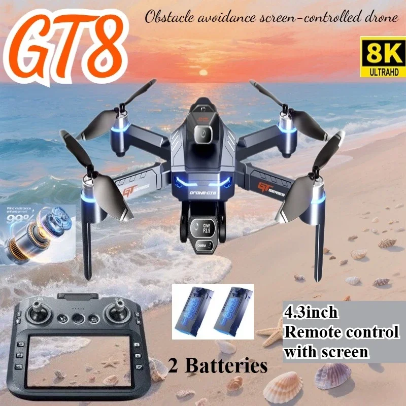 Dron Rc Quadcopter - Дрон 4K HD GT8 Камера для