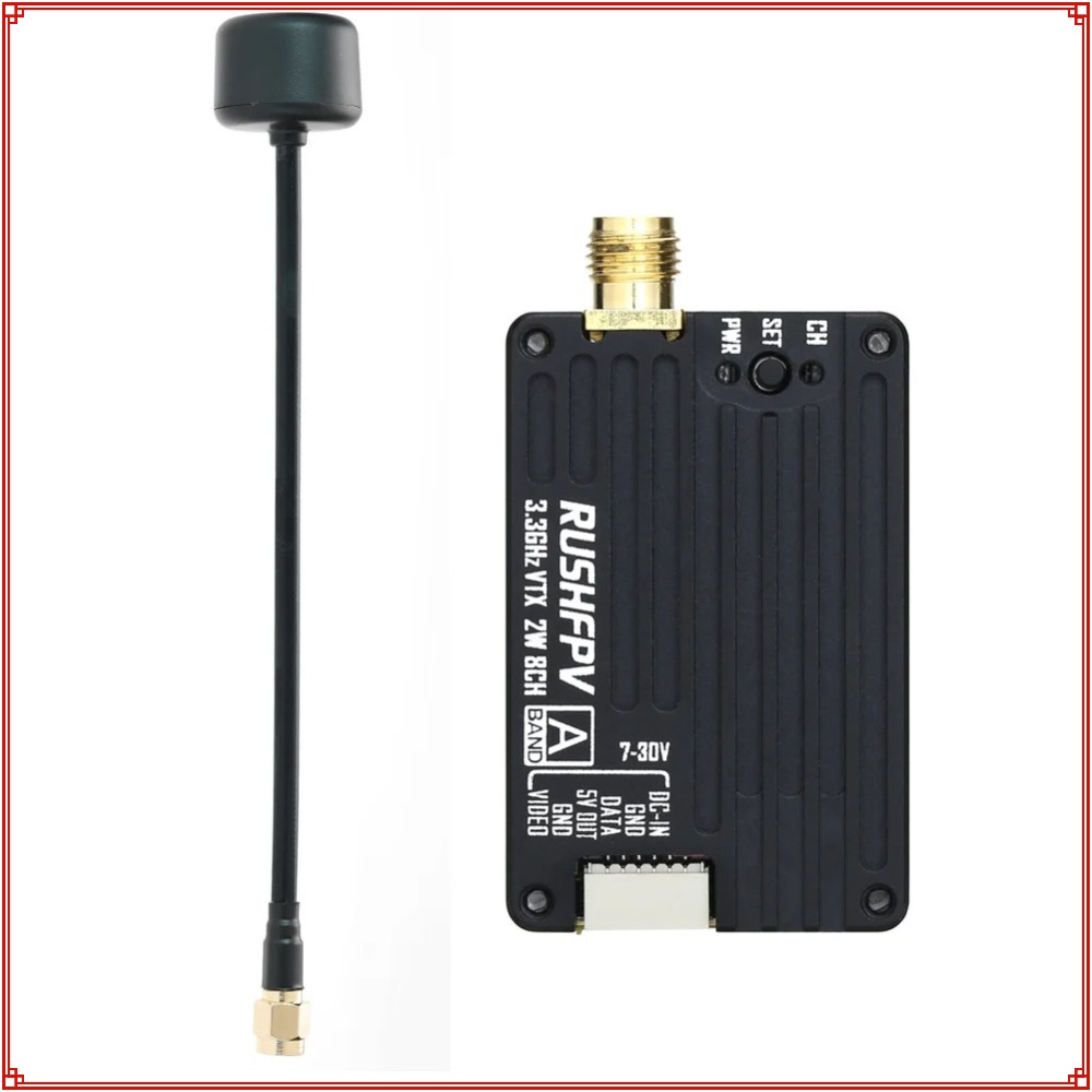 Drone Rc Receiver And Transmitter - Новый передатчик RUSHFPV 3.3G 2W VTX