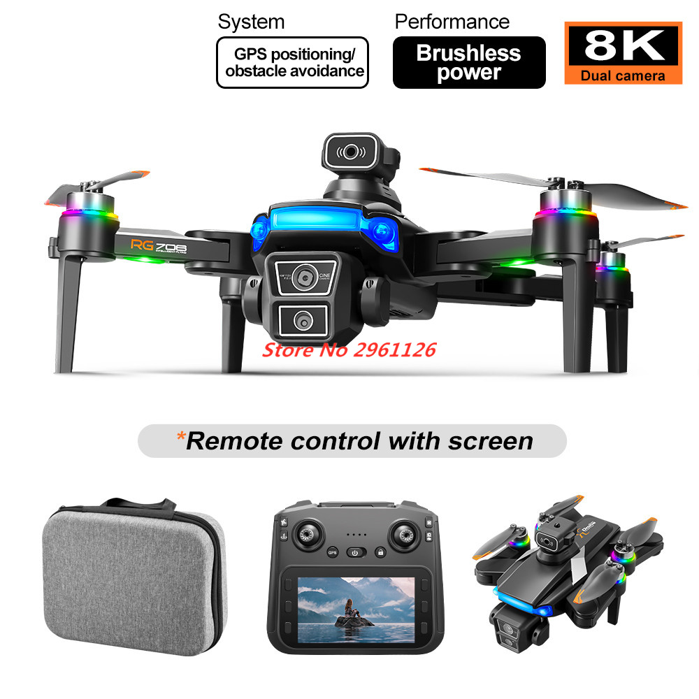 Drone Rc Fpv Manual - Профессиональный GPS-дрон с камерой 8K HD,