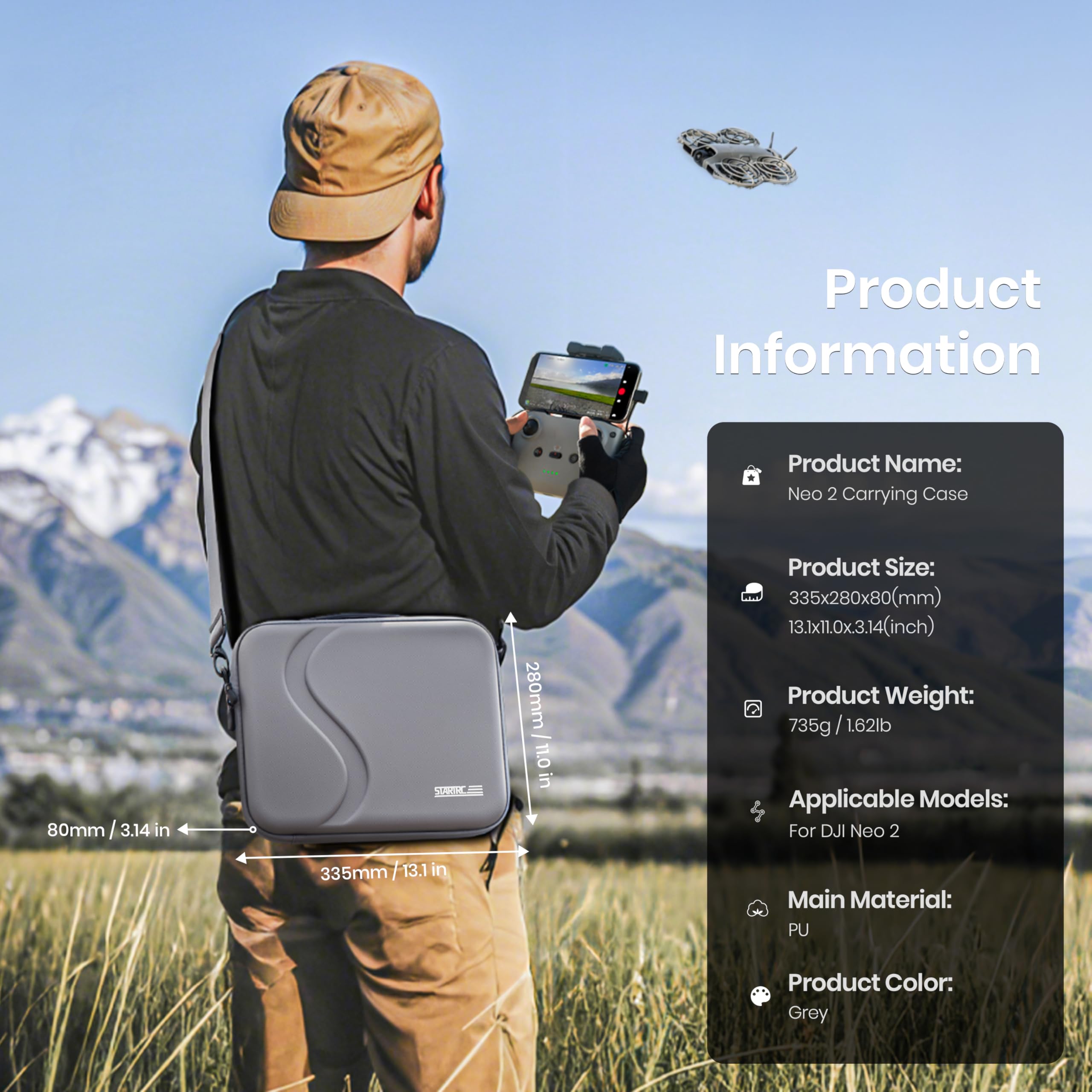 Drone Dji Rc N3 - Чехол для аксессуаров DJI Neo 2