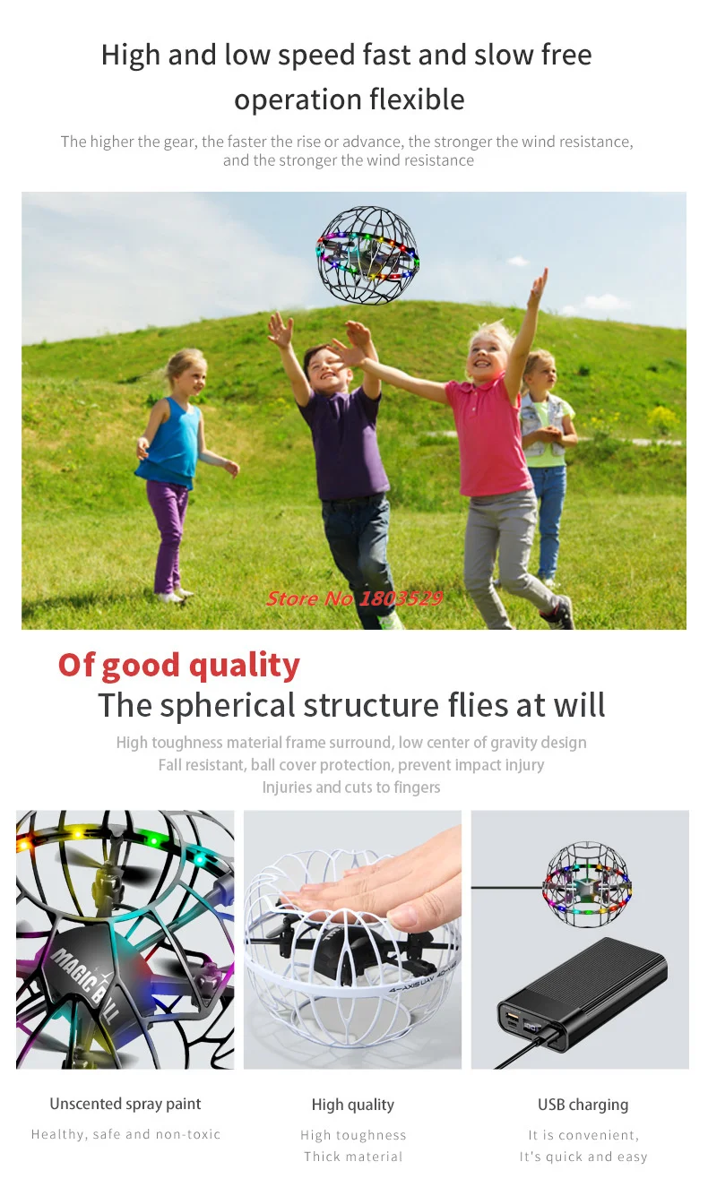 Dron Rc Quadcopter - Радиоуправляемый дрон с полной защитой, функцией