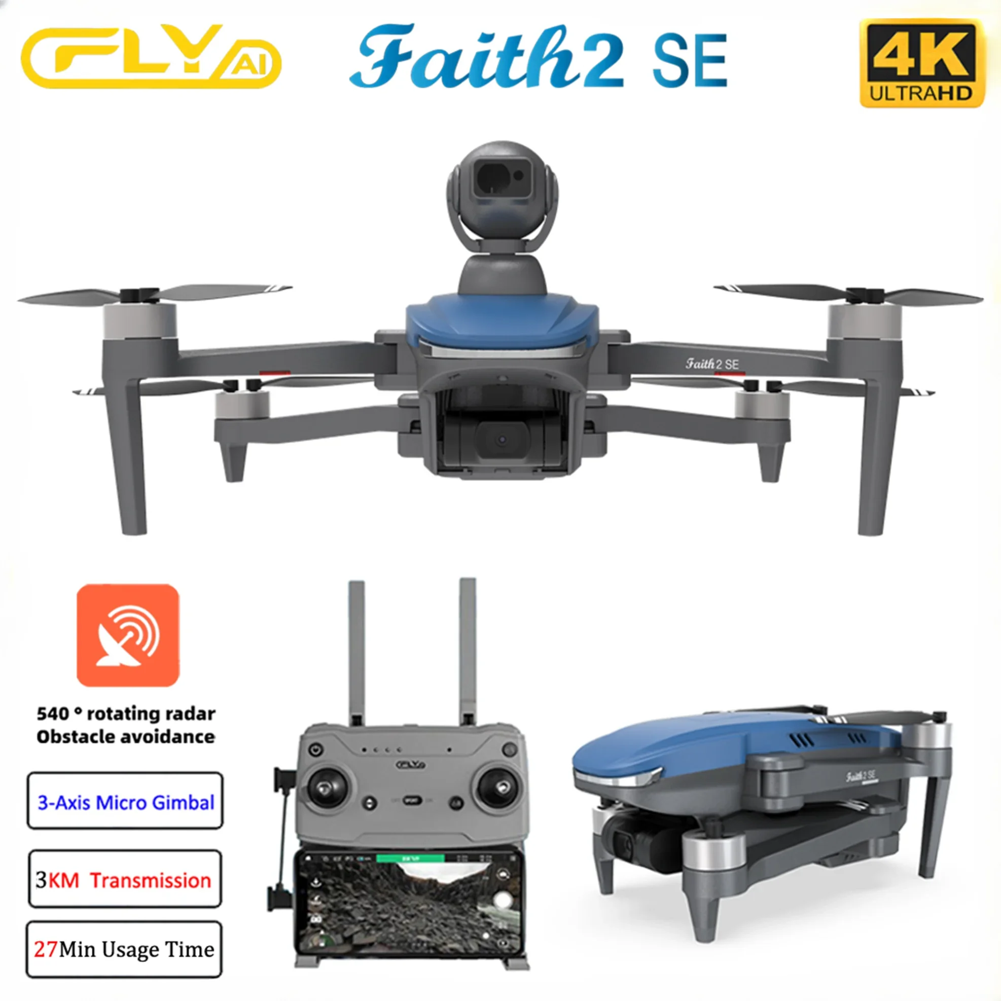 Drone Rc Fpv Manual - Вера 2 SE с 540 °