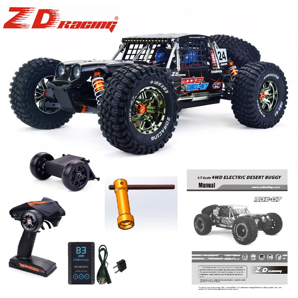 Esc 4In1 Brushless - ZD гоночный телефон 1/7 2,4G 4WD