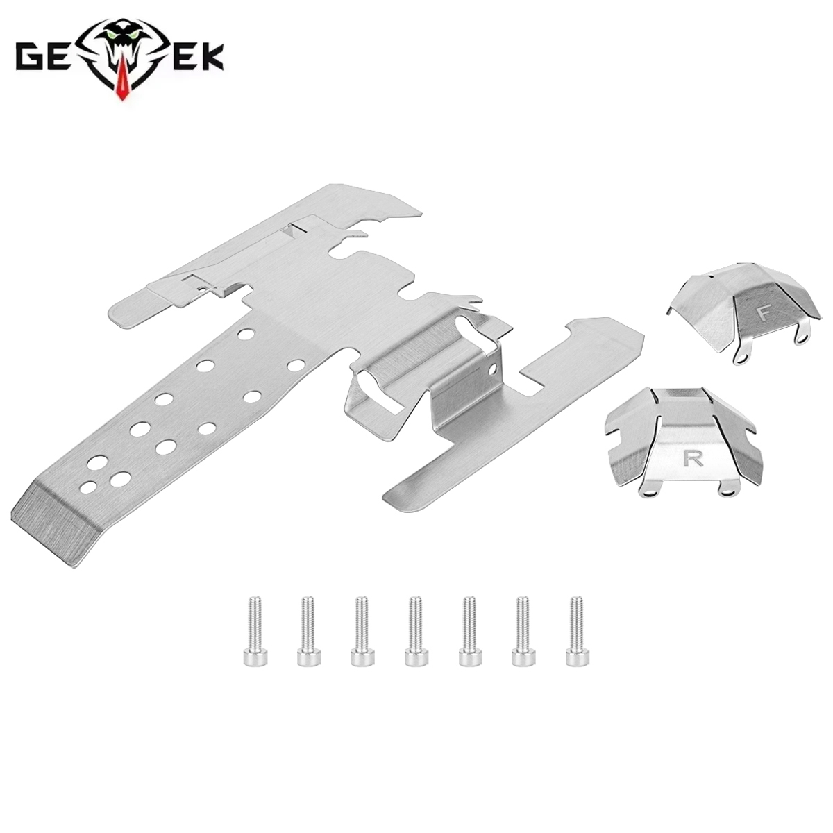 Rc Crawler Axle Parts - Комплект защитных пластин из нержавеющей стали