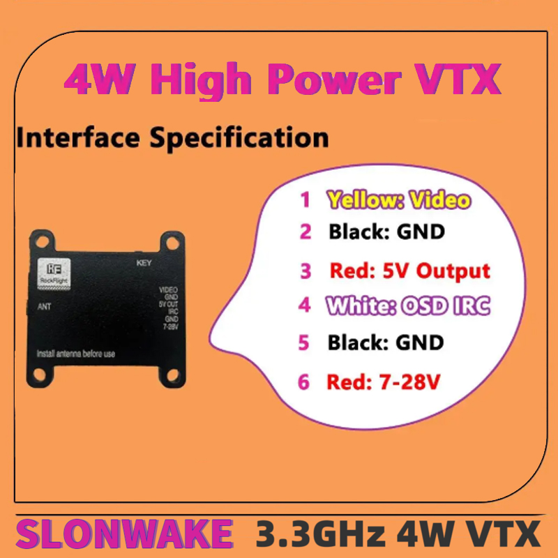 Видеопередатчик SLONWAKE FPV 3 – обзор и цена Drone Rc Receiver And Transmitter