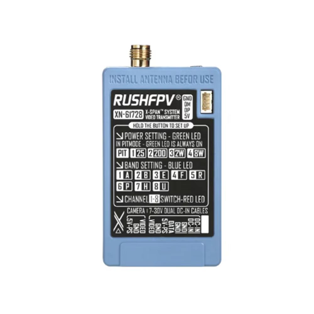 RUSHFPV 6.1‑7.2G 8W X61728 VTX – обзор и цена Drone Rc Receiver And Transmitter