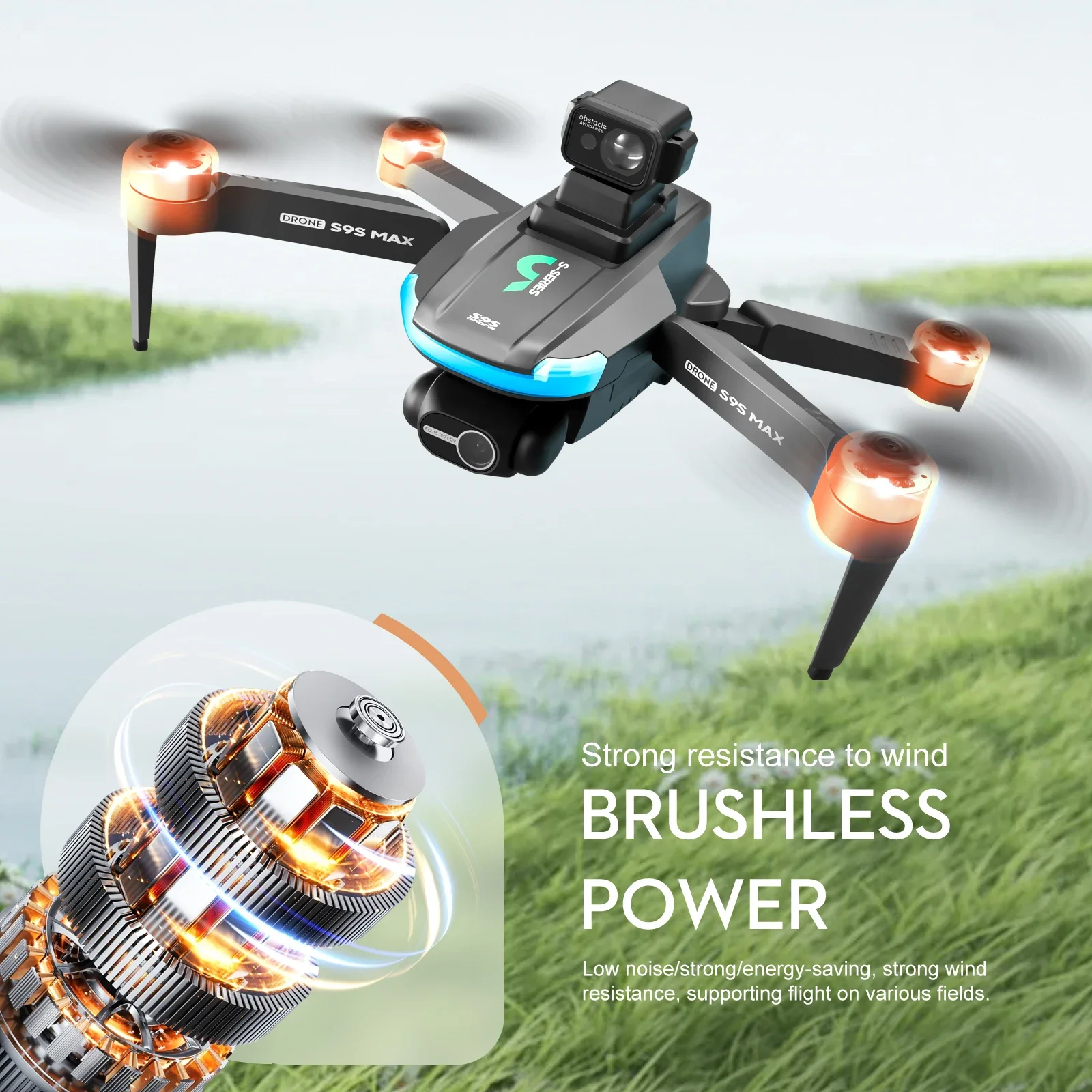НОВЫЙ S9S MAX MINI Drone 4K 2- – обзор и цена Dron Rc Quadcopter