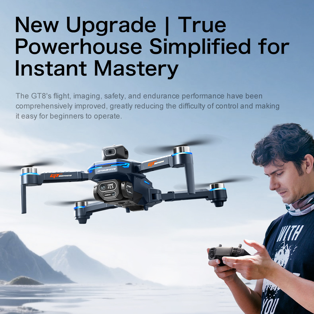 Оригинальный дрон GT8 8K с про – обзор и цена Dron Rc Quadcopter
