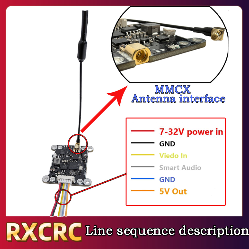 RXCRC 5,8G модуль 48 каналов 1 – обзор и цена Drone Rc Receiver And Transmitter
