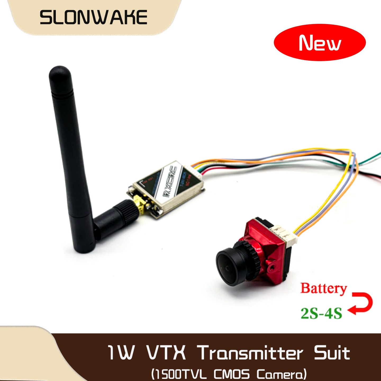 SLONWAKE 5.8G 48CH 1W VTX 100/ – обзор и цена Drone Rc Receiver And Transmitter