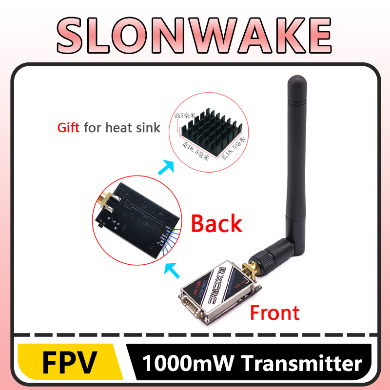 SLONWAKE 5.8G 48CH 1W VTX 100/ – обзор и цена Drone Rc Receiver And Transmitter
