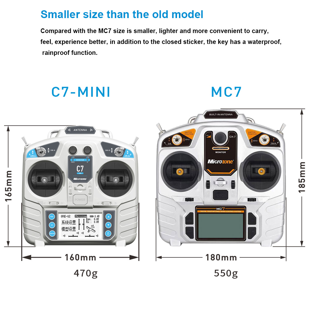 Контроллер MicroZone MC7 C7 MI – обзор и цена Drone Rc Receiver And Transmitter