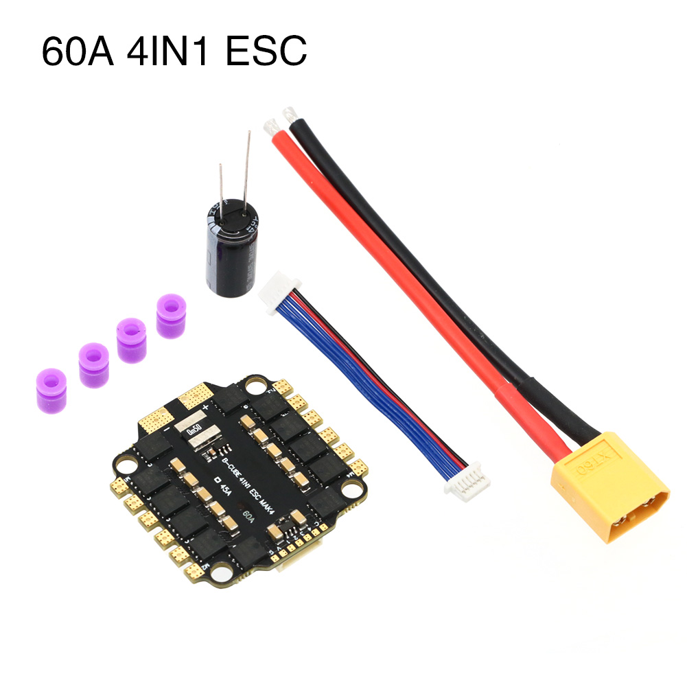 UAngel 4IN1 45A 60A ESC BLHELI – обзор и цена Esc 4In1 Brushless