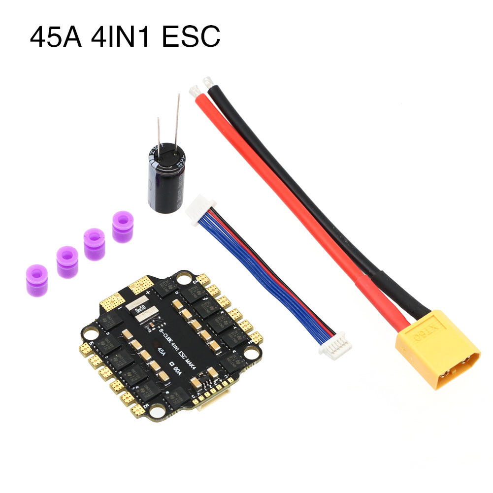 UAngel 4IN1 45A 60A ESC BLHELI – обзор и цена Esc 4In1 Brushless