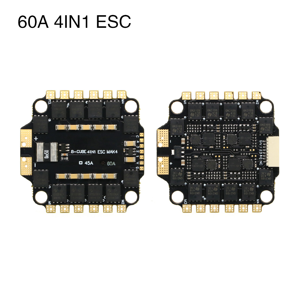 UAngel 4IN1 45A 60A ESC BLHELI – обзор и цена Esc 4In1 Brushless
