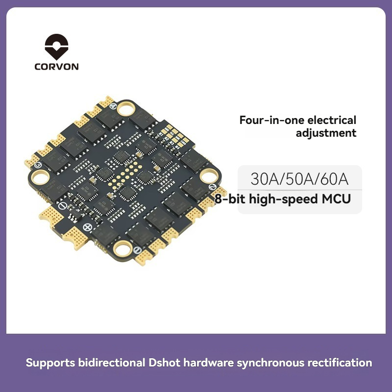 CORVON 8bit 30A 50A6 0A 4in1 E – обзор и цена Esc 4In1 Brushless