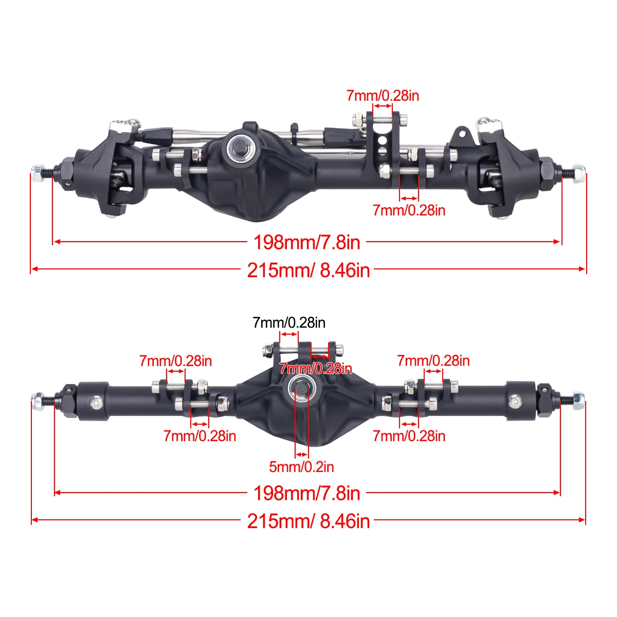 Алюминиевые прямые передние и  – обзор и цена Rc Crawler Axle Parts