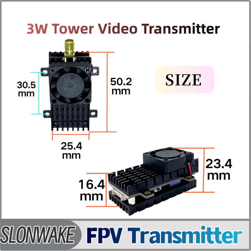 SLONWAKE 5,8G 3000 МВт Модуль  – обзор и цена Drone Rc Receiver And Transmitter