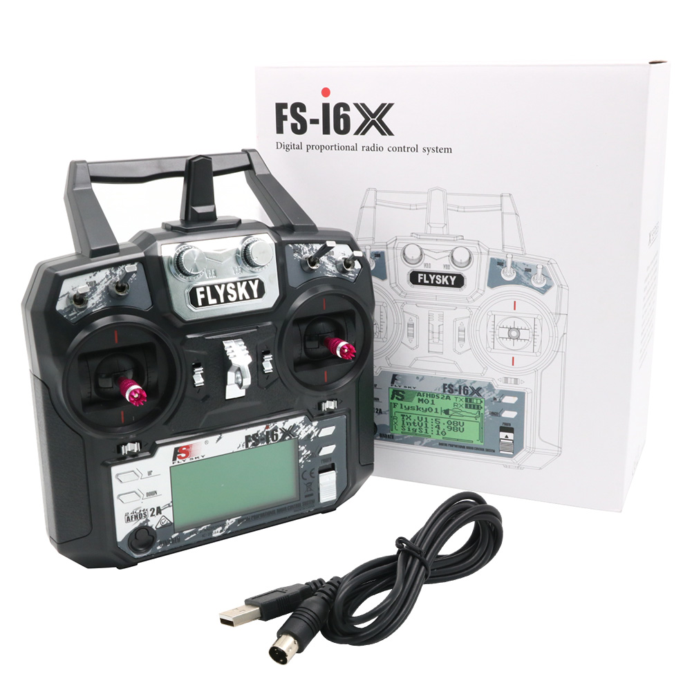 FLYSKY FS-i6X FS i6X 10CH 2,4  – обзор и цена Drone Rc Receiver And Transmitter