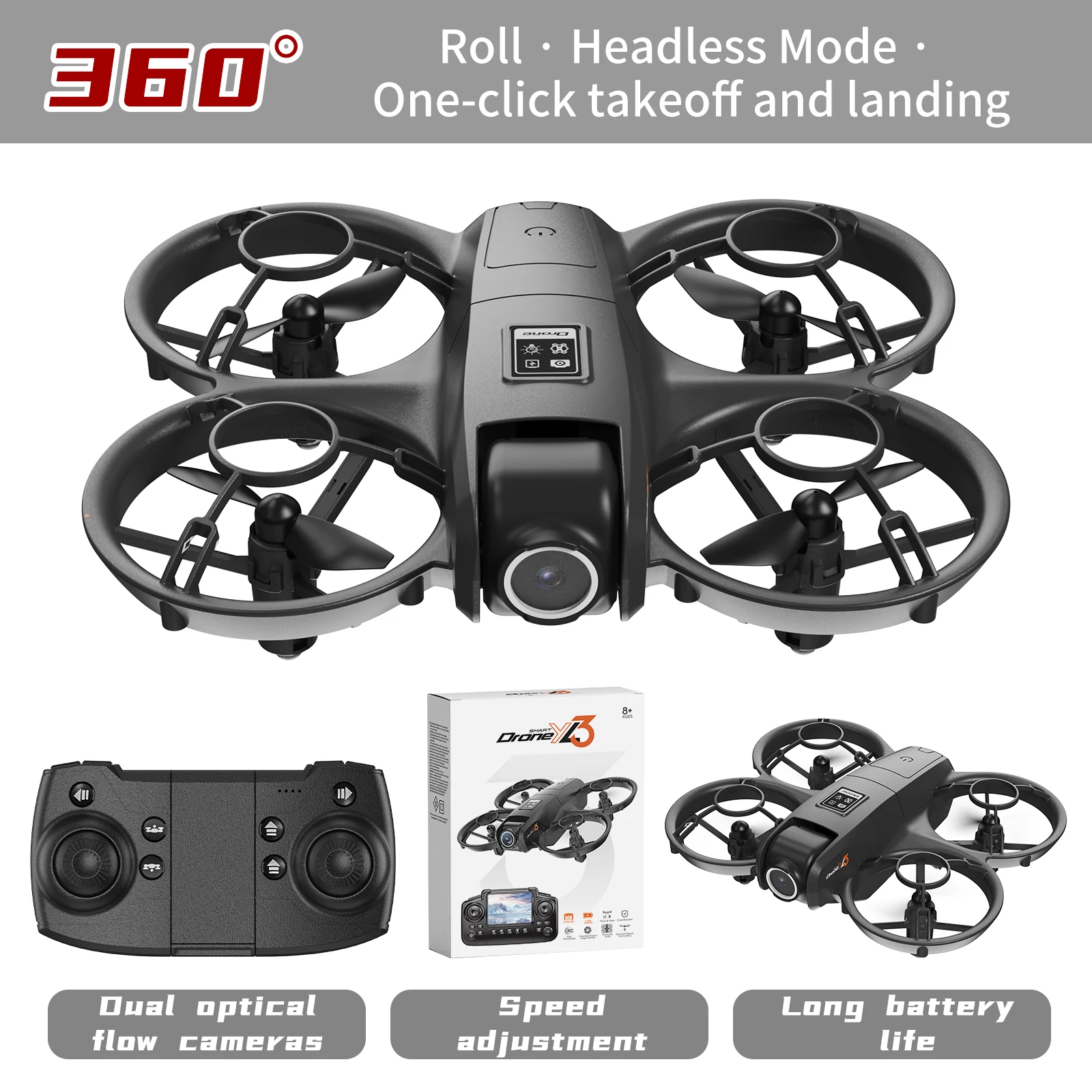 Новый радиоуправляемый дрон YL – обзор и цена Dron Rc Quadcopter