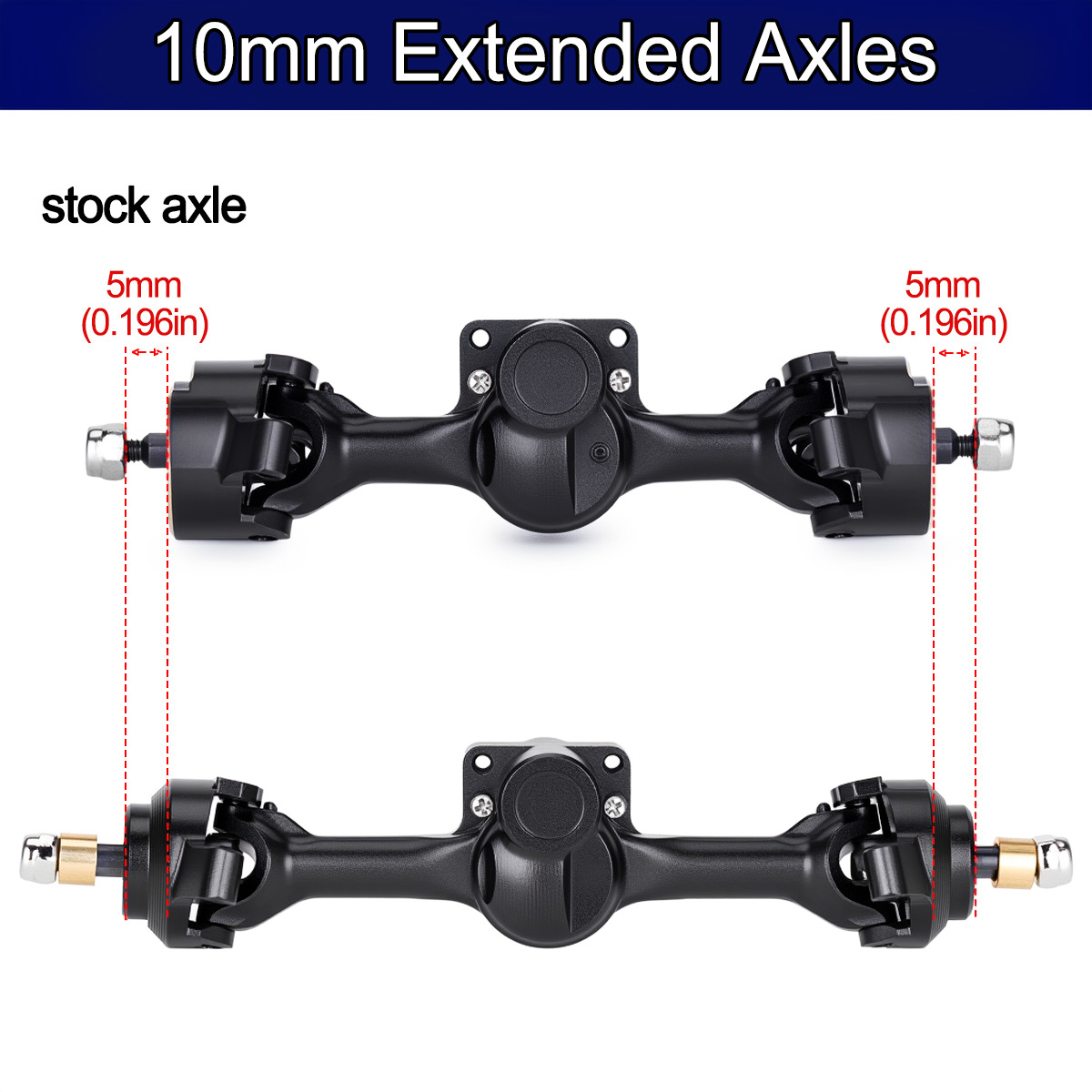 Полный комплект передних и зад – обзор и цена Rc Crawler Axle Parts
