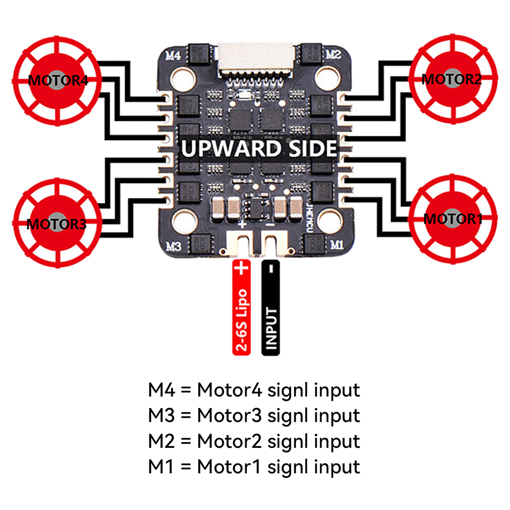 JHEMCU EM40A 40A BLheli_S 4in1 – обзор и цена Esc 4In1 Brushless