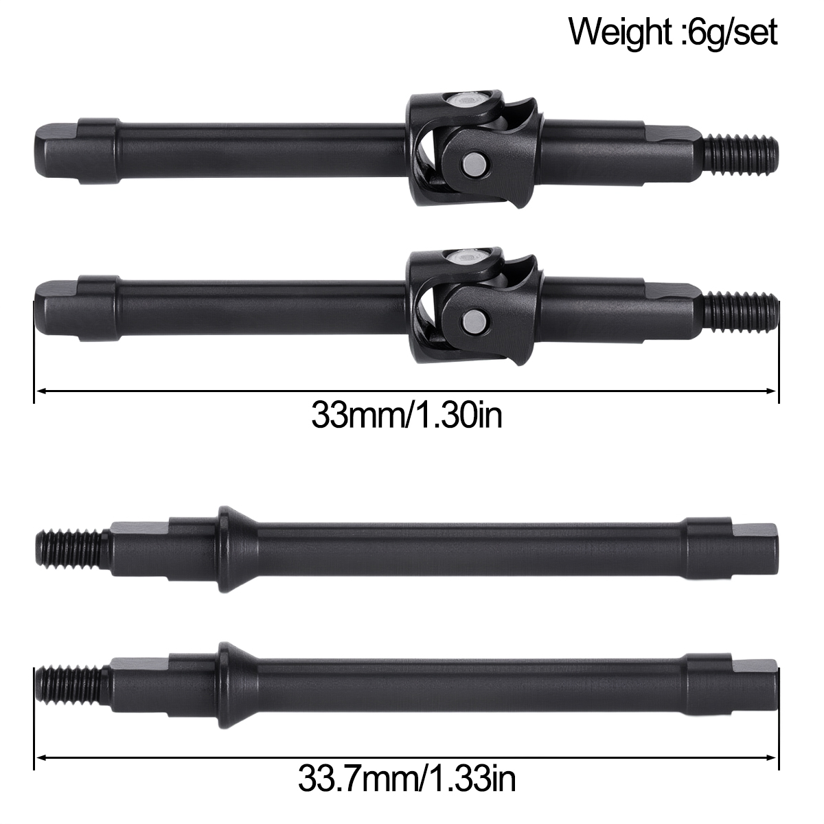 Комплект из 4 стальных передни – обзор и цена Rc Crawler Axle Parts